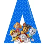 Free Printable Paw Patrol Alphabet   My Happy Printables Pertaining To Free Paw Patrol Alphabet Printable