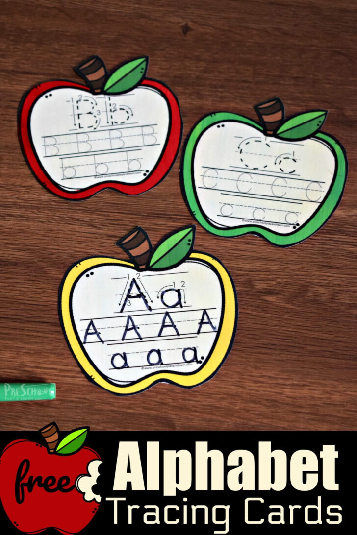 Free Printable Apple Alphabet