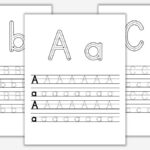 Free Printable Uppercase & Lowercase Letters Worksheets   The In Free Printable Alphabet Letter Tracing Worksheets