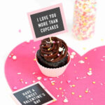 Free Printable Valentine Cupcake Toppers   Mini Letterboards! Throughout Free Printable Alphabet Cupcake Toppers