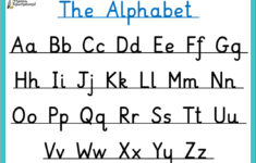 Free Resources – Debbie Hepplewhite Handwriting throughout Free Printable Upper and Lower Case Alphabet Chart