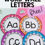 Free Word Wall Letters In Free Printable Word Wall Alphabet Letters