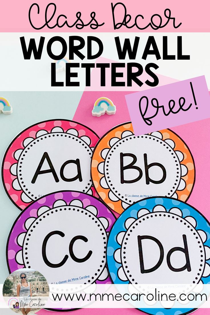 Free Word Wall Letters in Free Printable Word Wall Alphabet Letters