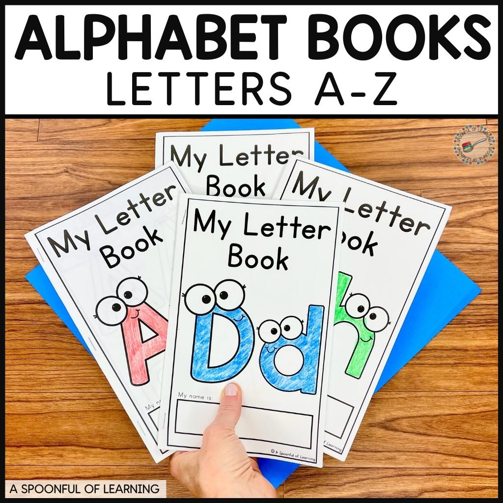 Fun Alphabet Practice Books - A Spoonful Of Learning with regard to Printable Alphabet Books For Each Letter