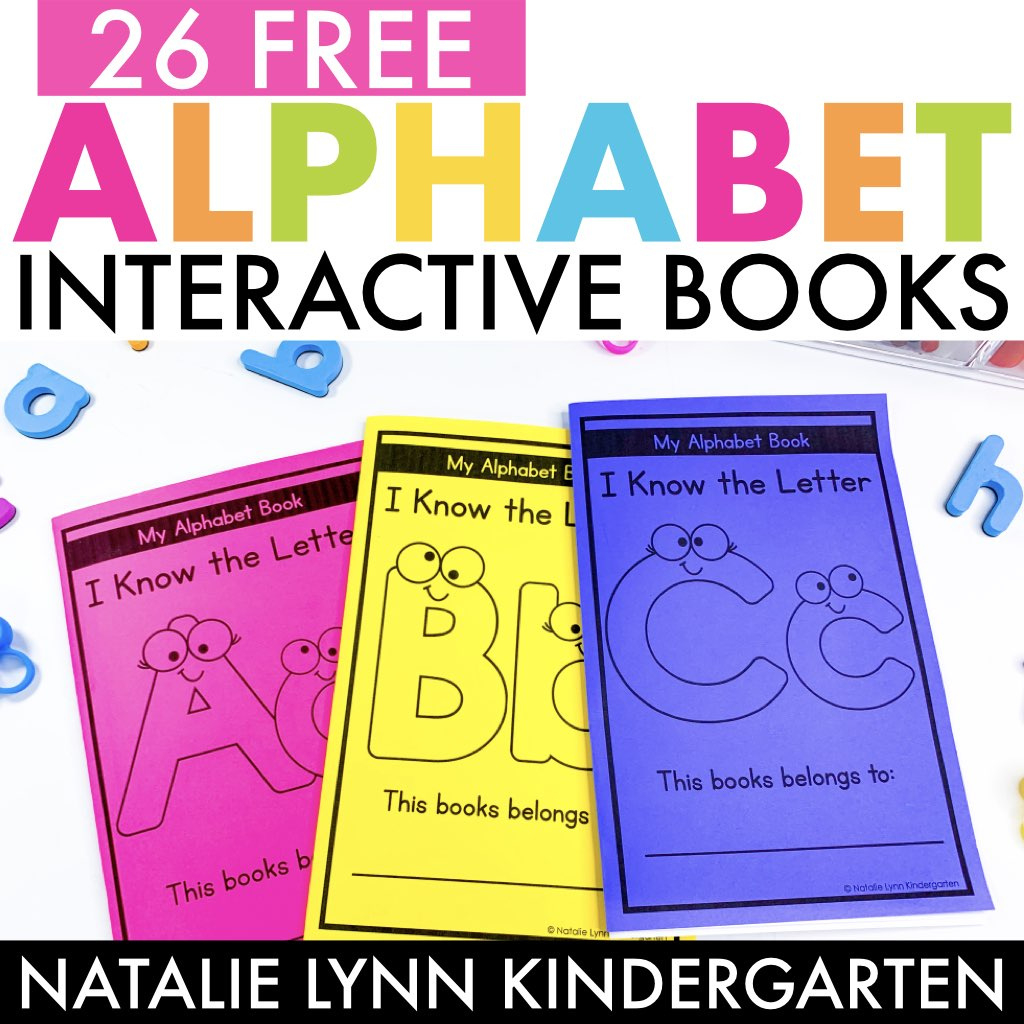 Fun And Free Interactive Alphabet Books! in Free Printable Alphabet Books For Kindergarten