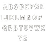 Get Personal With Our Free Alphabet Template Throughout Printable Alphabet Templates For Sewing