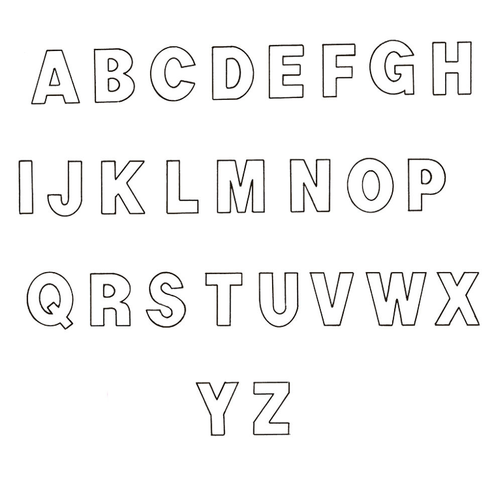 Get Personal With Our Free Alphabet Template throughout Printable Alphabet Templates For Sewing