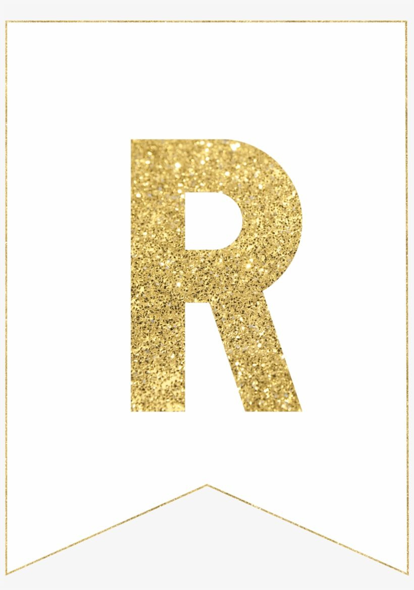 Gold Free Printable Banner Letters Use Our Gold Free - Gold in Gold Alphabet Letters Printable