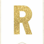 Gold Free Printable Banner Letters Use Our Gold Free   Gold Regarding Free Printable Gold Alphabet Letters