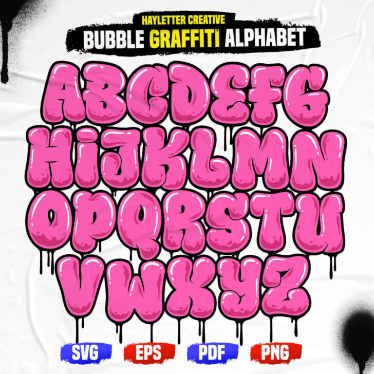 Graffiti Letter Alphabet Printable