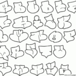 Graffiti Alphabet Style Bubble Letters Coloring Page Printable With Printable Graffiti Bubble Letters Alphabet