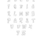 Graffiti Bubble Letters Alphabet Printable Regarding Printable Graffiti Alphabet Letters