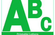 Green Alphabet Clip Art Letters A-Z Printable & Resizable Letters for Printable Green Alphabet Letters