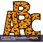 Halloween Free Printable Alphabet   Make Breaks Throughout Free Halloween Alphabet Printable