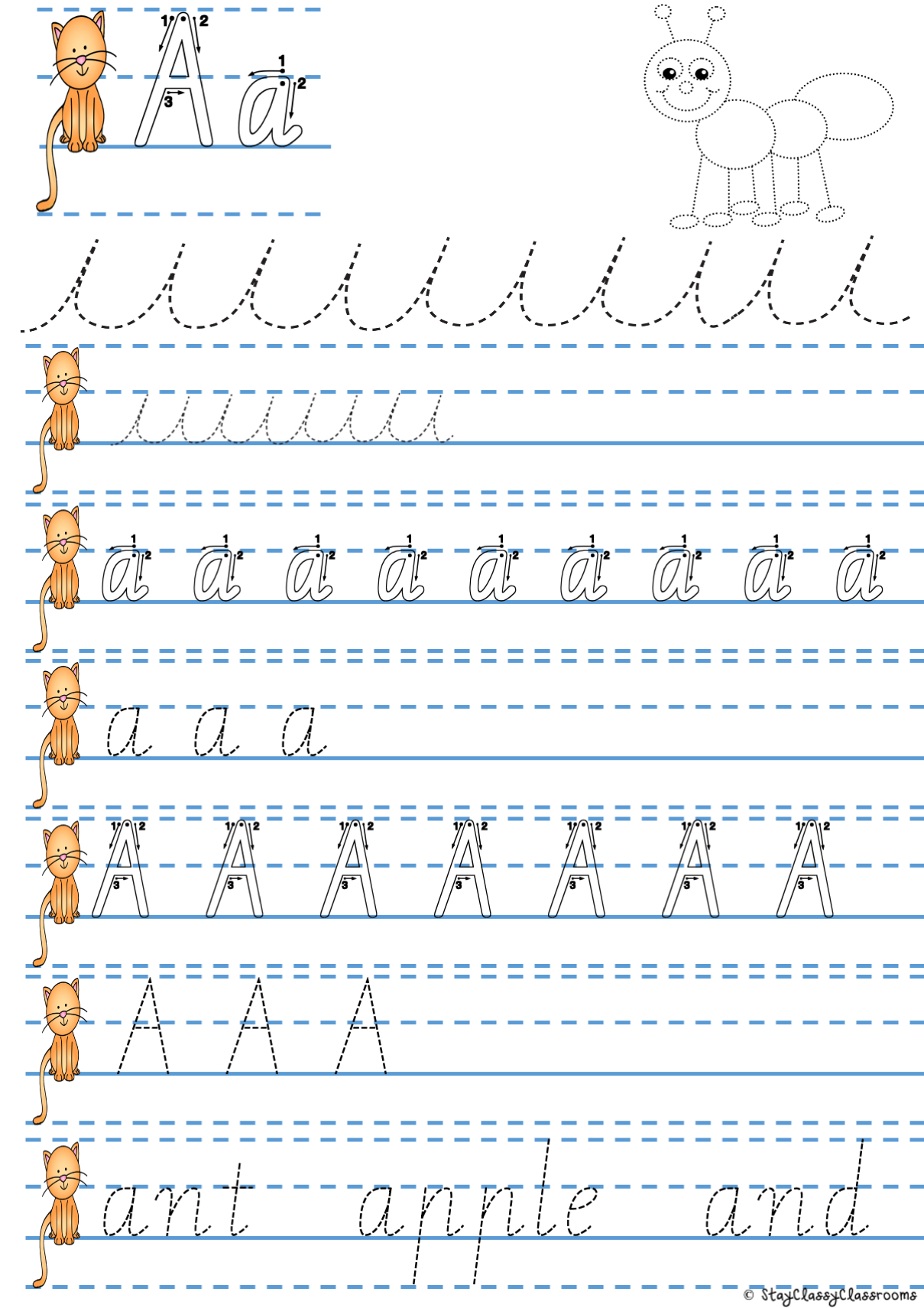 Handwriting Booklets - Year 1 Victorian Fonts intended for Victorian Cursive Alphabet Printable