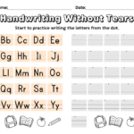 Handwriting Without Tears Preschool   10 Free Pdf Printables Regarding Handwriting Without Tears Printable Alphabet