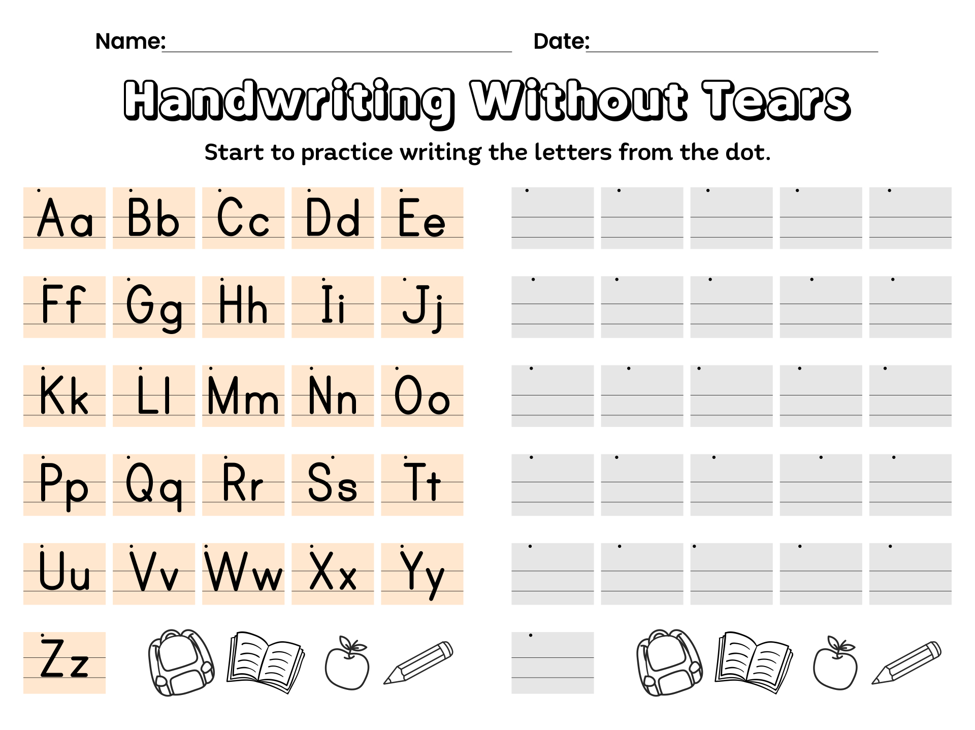 Handwriting Without Tears Preschool - 10 Free Pdf Printables regarding Handwriting Without Tears Printable Alphabet