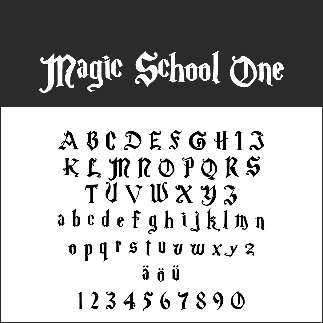 Harry Potter-Lettertype: Magische Fonts Om Te Downloaden with Printable Harry Potter Alphabet