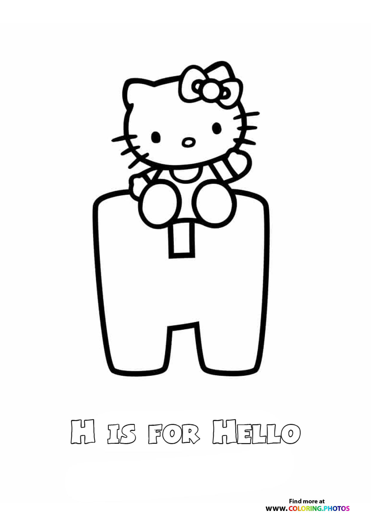 Hello Kitty Abc Letters Coloring Pages | Free And Easy Print Or within Hello Kitty Alphabet Printable