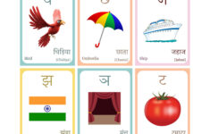 Hindi Alphabet Flashcard – Both Vowels And Consonants, Learning intended for Hindi Alphabets with Pictures Printable