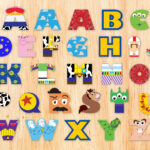 Instant Download | Toy Story Inspired Alphabet With Transparent Backgrounds  | Clipart | Custom Banner Intended For Printable Toy Story Alphabet Letters