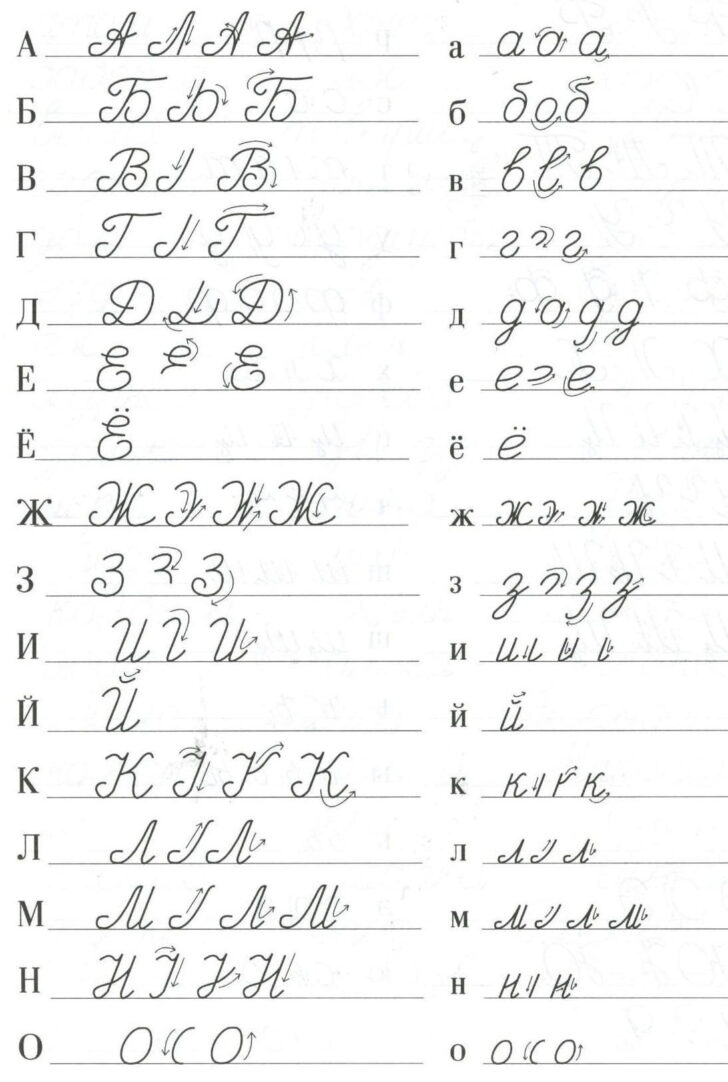 Russian Alphabet Worksheets Printable