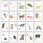 Large Abc Flash Cards   10 Free Pdf Printables | Printablee Inside Printable Animal Alphabet Cards