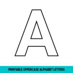 Large Alphabet Letters, Bulletin Board Letters For Classroom, Abc With Printable Upper Case Alphabet Letters