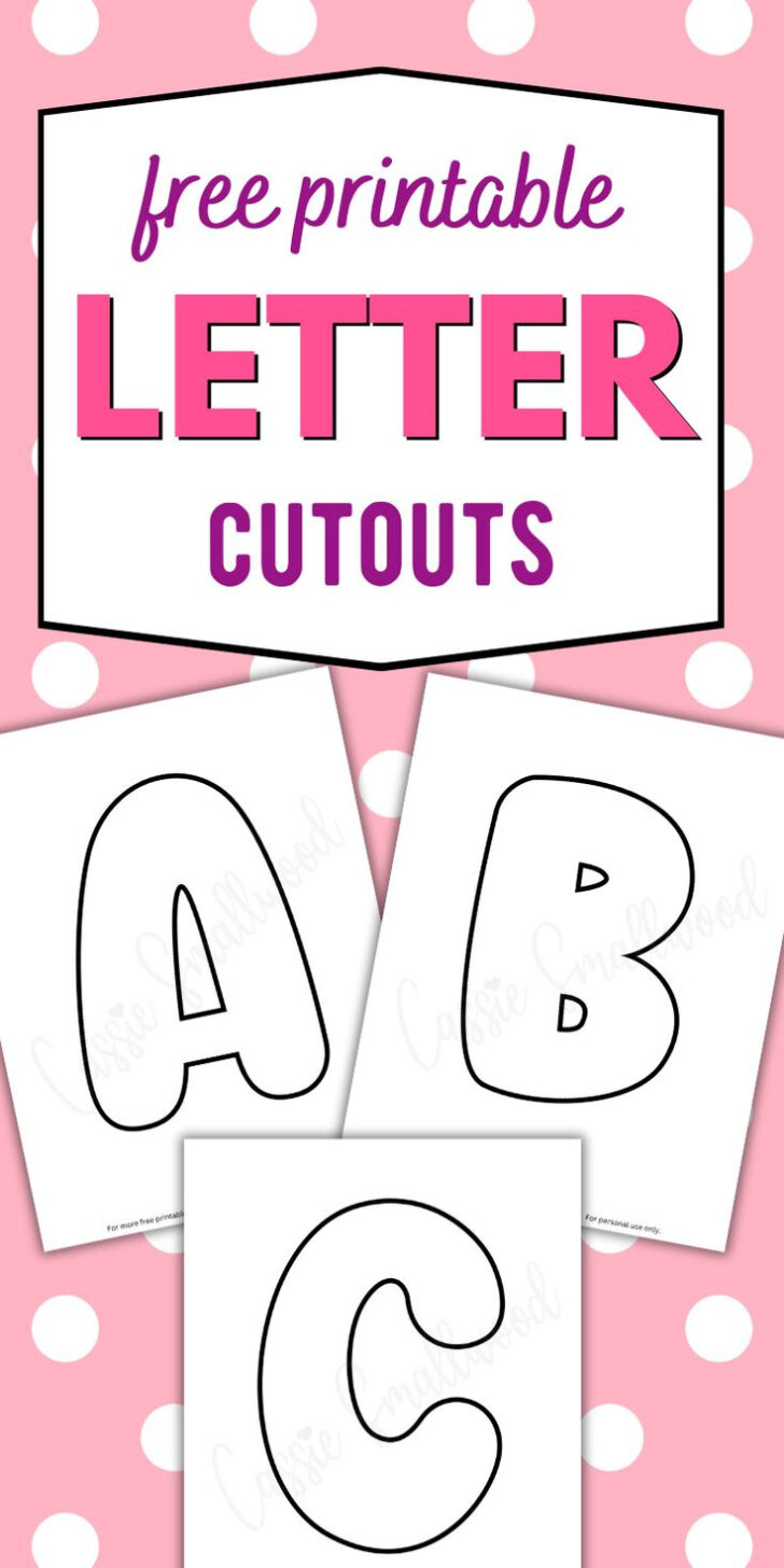 Printable Alphabet Letters For Bulletin Boards