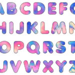 Large Colored Letters   10 Free Pdf Printables | Printablee Inside Printable Coloured Letters Of The Alphabet