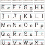 Learning The Alphabet Regarding Printable How To Write Alphabet