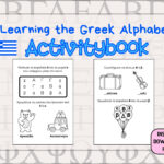 Learning The Greek Alphabet Activitybook Printable Pdf Sheets For For Greek Alphabet Printable Worksheets