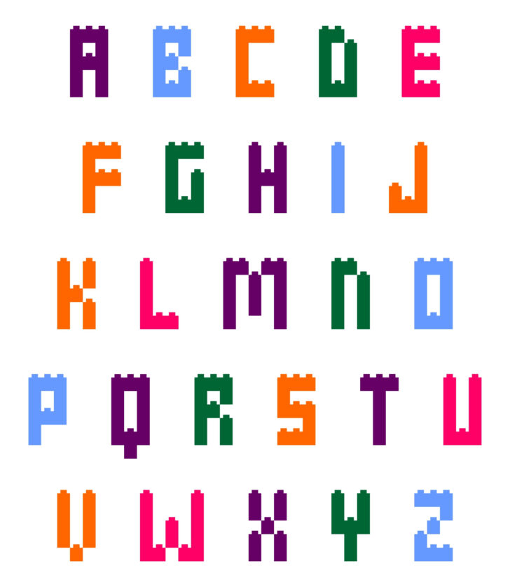 Lego Alphabet Letters Printable