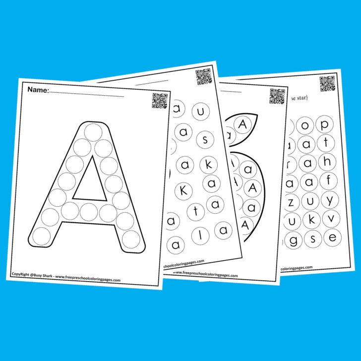 Alphabet Dot Printable Free