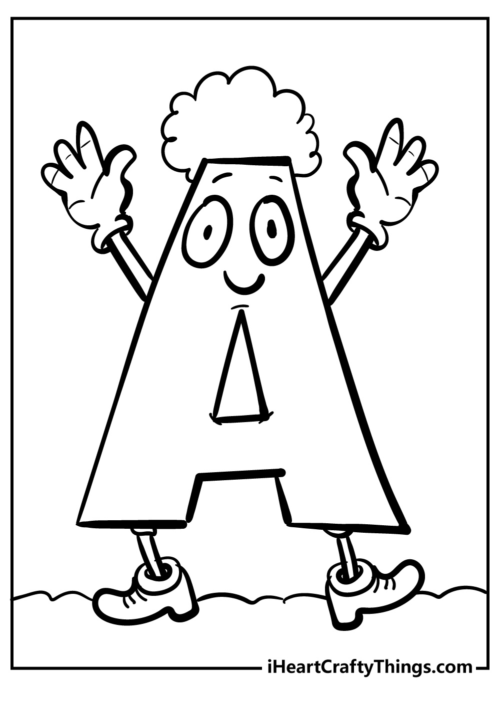 Letter A Coloring Pages (100% Free Printables) with Free Printable Alphabet Coloring Pages For Preschoolers