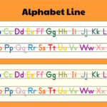Letter And Number Strip   12 Free Pdf Printables | Printablee For Free Printable Alphabet Line