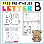 Letter B Preschool Printables   Preschool Mom With Printable Alphabet Letters B