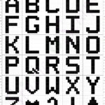 Letter Charts (Entire Alphabet!   12 X 14)   Stitches N Scraps Regarding Free Printable Filet Crochet Alphabet Patterns