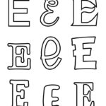 Letter E Worksheets   50 Free Printables | Printabulls For Printable Alphabet Letter E