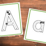 Letter Formation Cards (Free Printable Set) Inside Free Printable Alphabet Tracing Cards