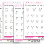 Letter Formation Worksheets | Wordunited Inside Alphabet Letter Formation Printable