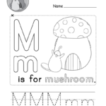 Letter M Alphabet Activity Worksheet   Doozy Moo Throughout Printable Alphabet Letter M