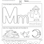 Letter M Coloring Worksheet   Free Printable, Digital, & Pdf Throughout Mr Printable Alphabet Coloring Pages