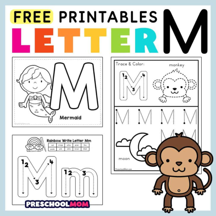 Printable Alphabet Letter M