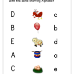 Letter Matching Worksheets   Alphabet Matching Worksheets In Alphabet Matching Printable Free
