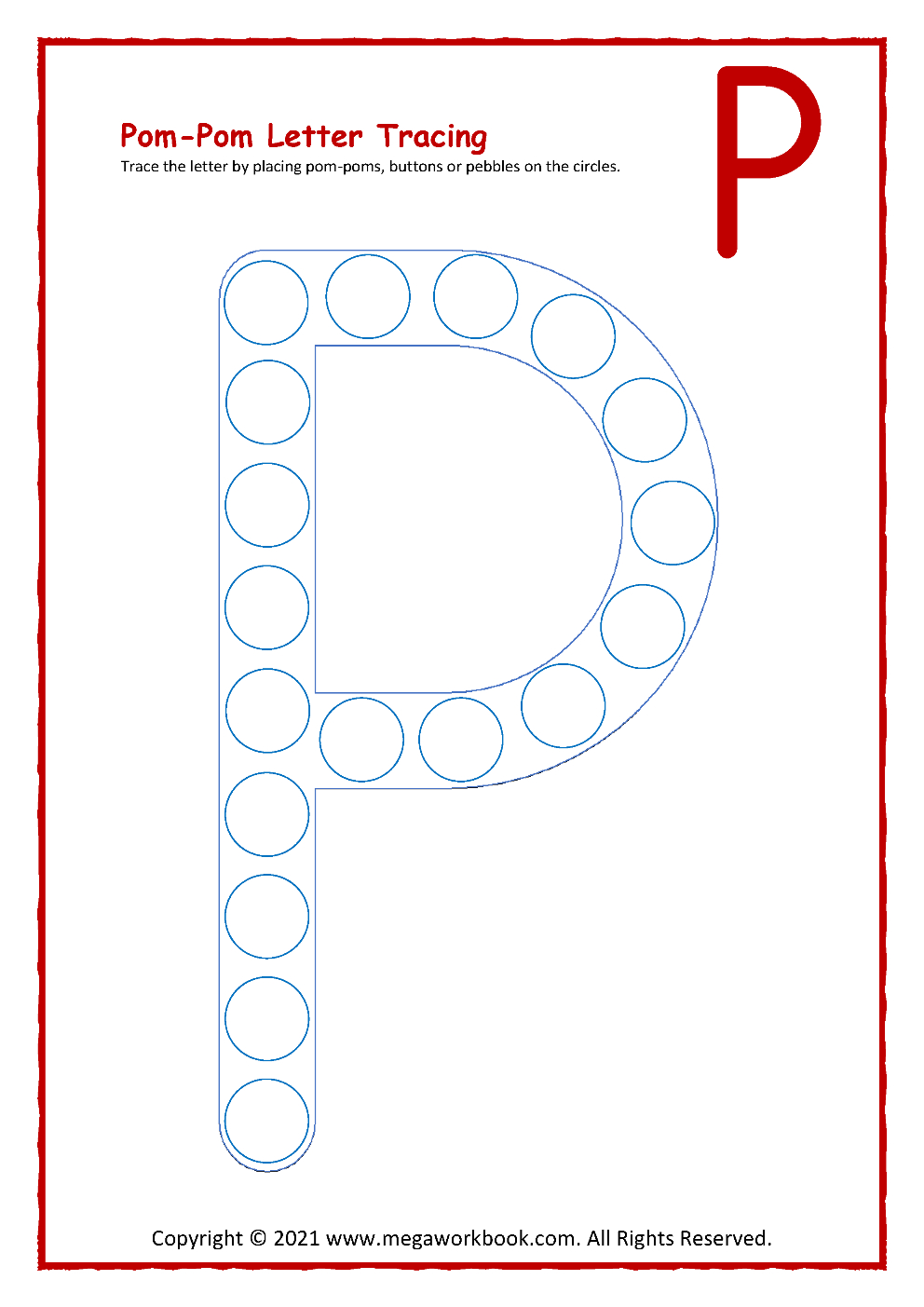 Letter P Activities Preschool - Letter P Worksheets - Letter P within Pom Pom Alphabet Letters Printable