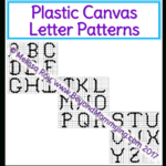 Letter Patterns For Plastic Canvas Regarding Free Printable Plastic Canvas Alphabet Patterns