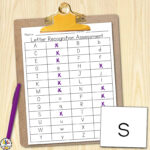 Letter Recognition Assessment Inside Printable Alphabet Writing Assessment