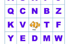 Letter Recognition Bingo Games with regard to Free Printable Alphabet Bingo Game