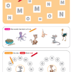 Letter Recognition & Phonics Worksheet   M (Uppercase)   Super Simple For Printable Alphabet Phonics Worksheets